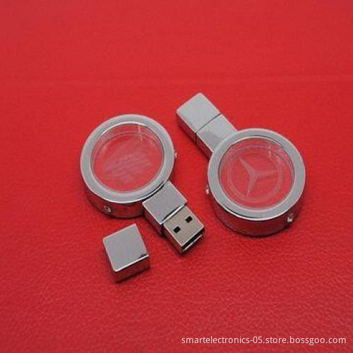 Crystal USB Flash Drive, 10-year Data Retention